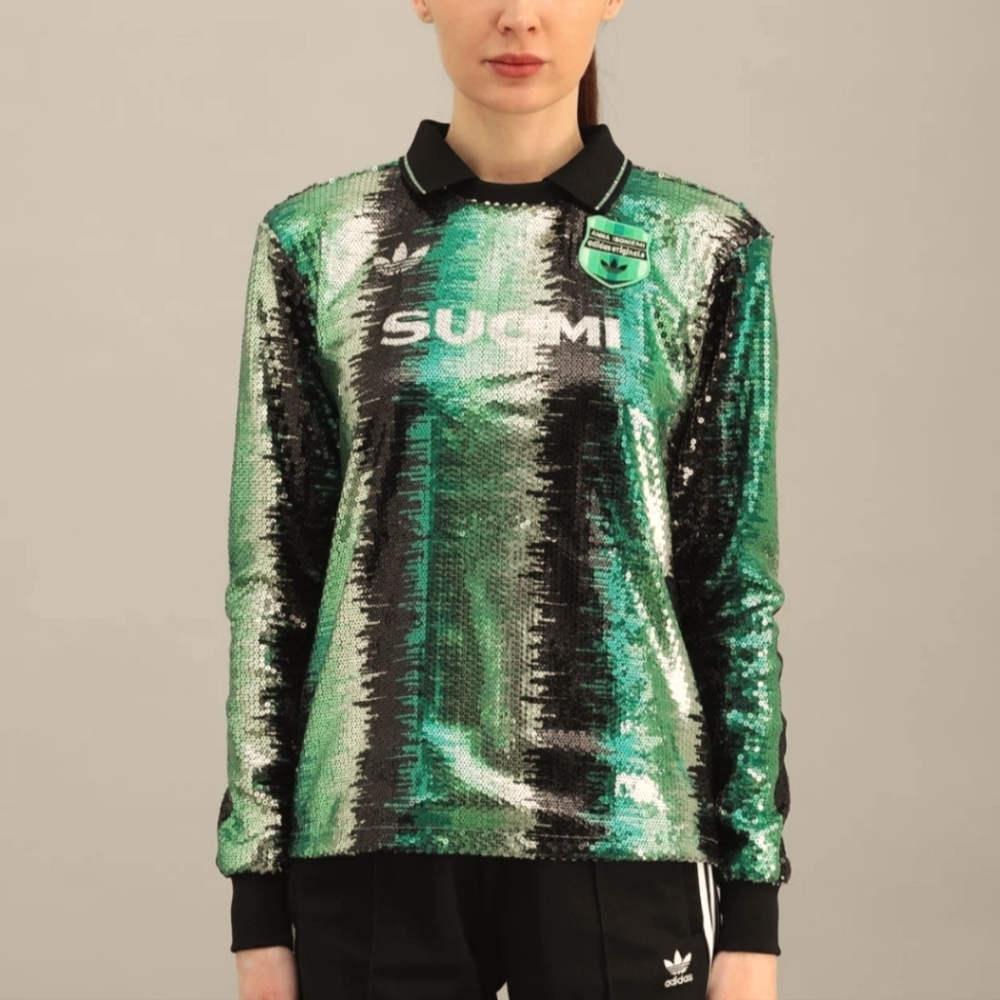 ADIDAS x Anna Isoniemi sequin soccer shirt